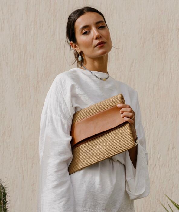 Nia Clutch - Beige image 0