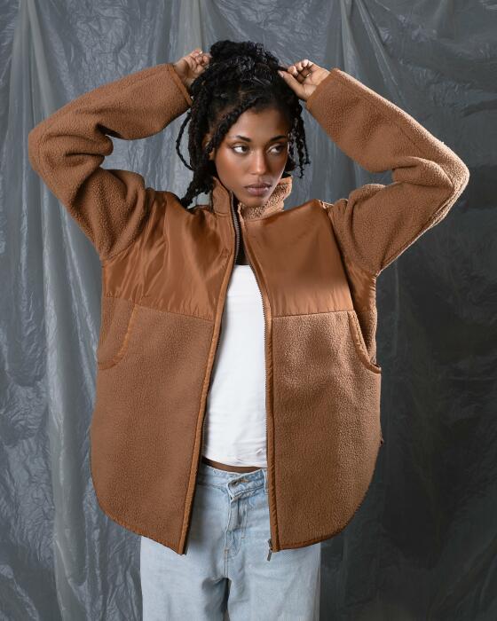 Waterproof - Fleece brown jacket image 0
