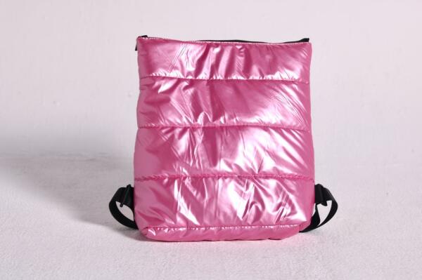 FUCHIA PUFFY BACKPACK image 1
