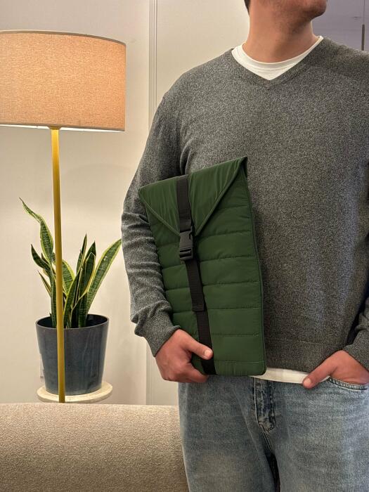 Laptop sleeve - Dark olive image 5