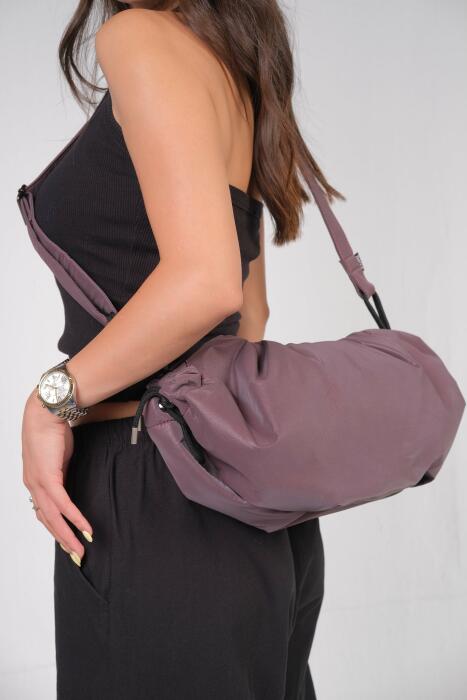 Medium String Bag - Deep burgundy image 1