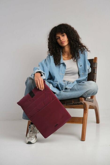 Laptop sleeve - Burgundy image 1