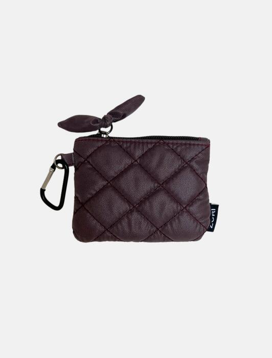 Mini Wallet - Deep Burgundy image 0