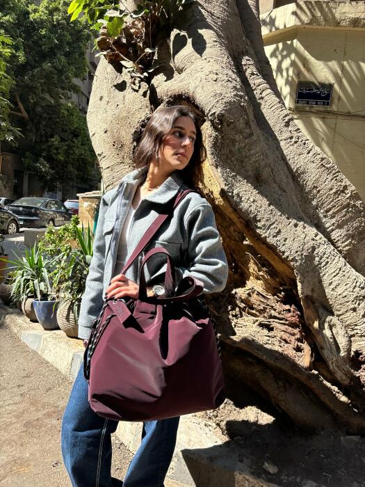 Crossover bag- Deep Burgundy image 11