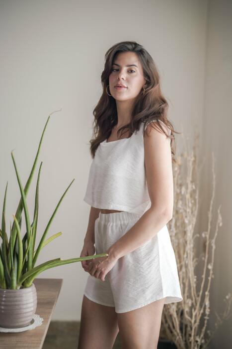 White shorts image 1