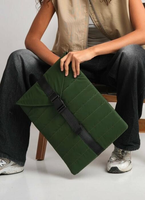 Laptop sleeve - Dark olive image 0