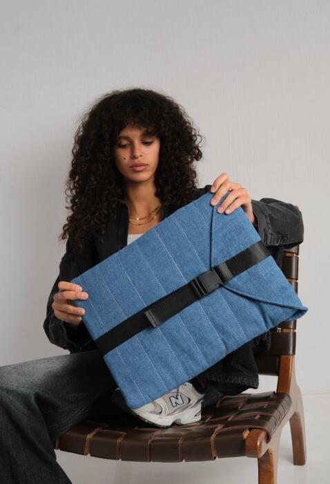 Laptop sleeve - Dark Denim image 0