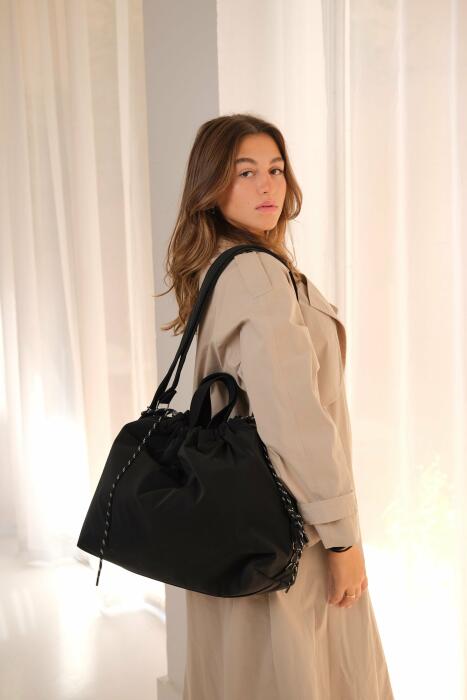 Crossover bag- Matt Black image 0