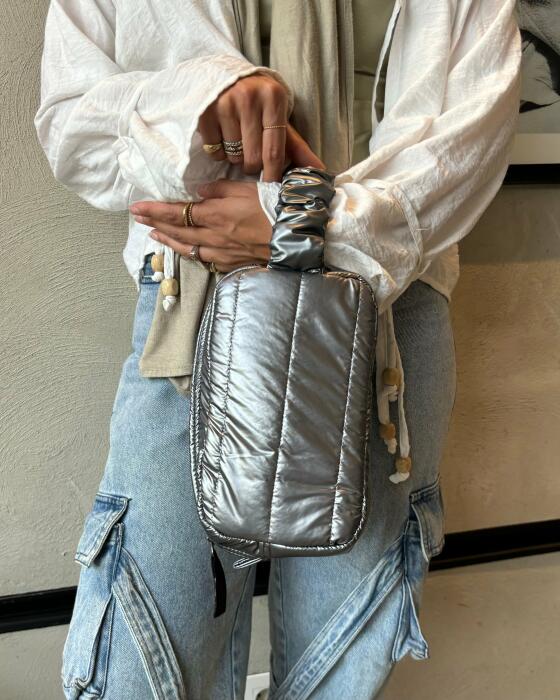 Pouch - dark silver image 1
