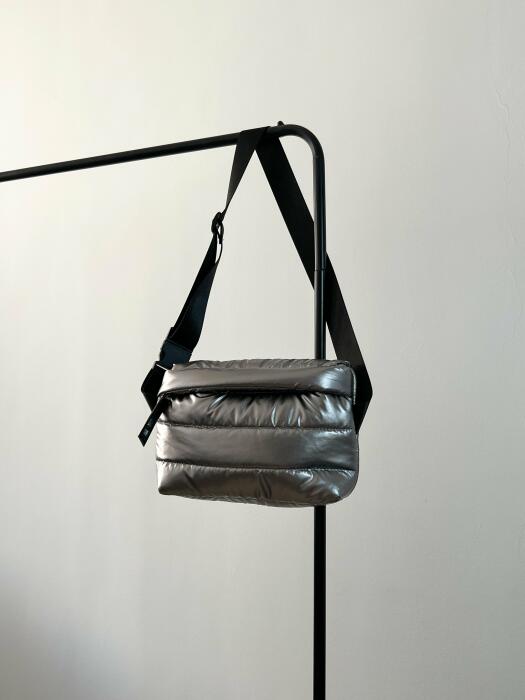 QUAD DARK SILVER WAIST BAG image 0