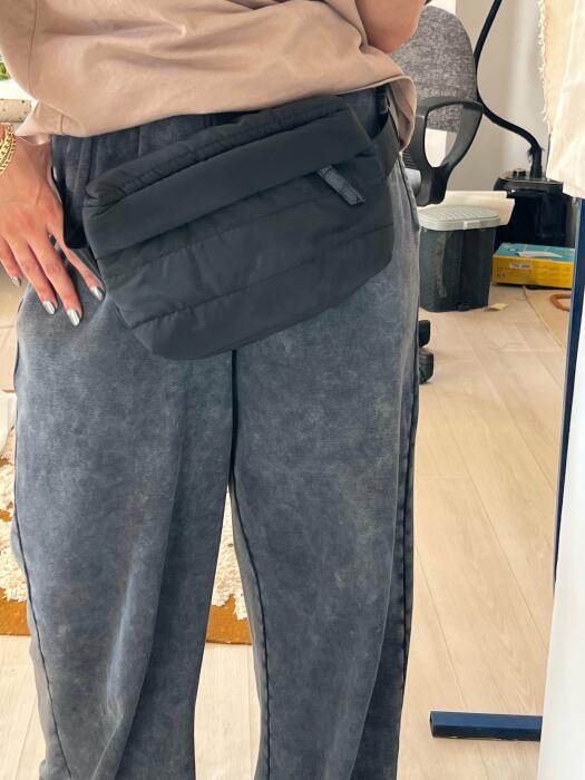 QUAD BLACK WAIST BAG image 6