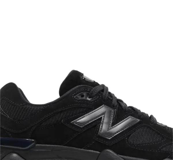 New Balance 9060 'Triple Black Suede' image 1