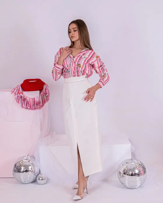 تنورة سكيني مع شك  image 1
