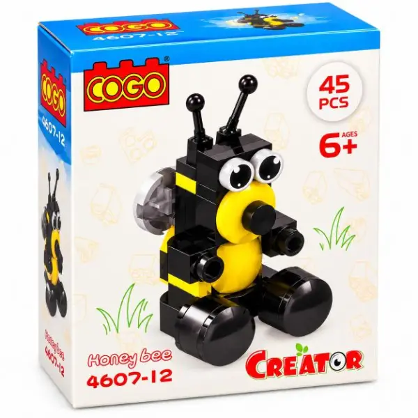 لعبة تركيب النحلة الصغيرة COGO – 45 قطعة للأطفال image 2