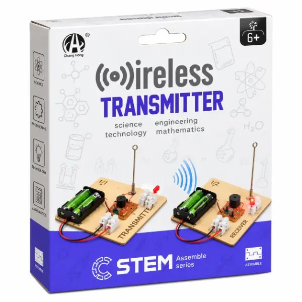 مجموعة تجربة الإرسال والاستقبال اللاسلكي STEM للأطفال image 2