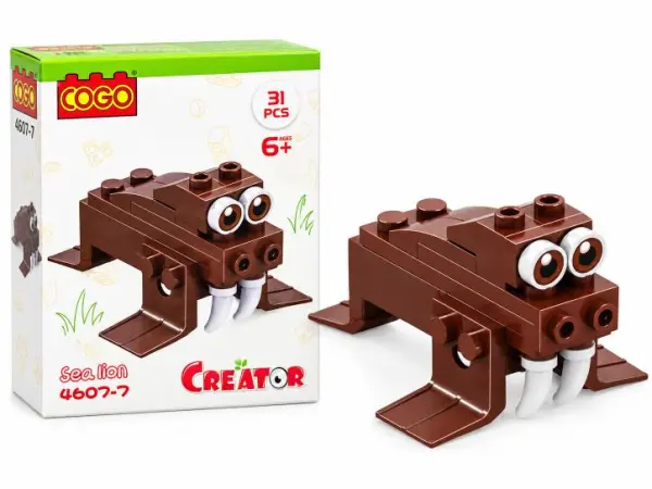 لعبة تركيب أسد البحر COGO – 31 قطعة للأطفال image 0