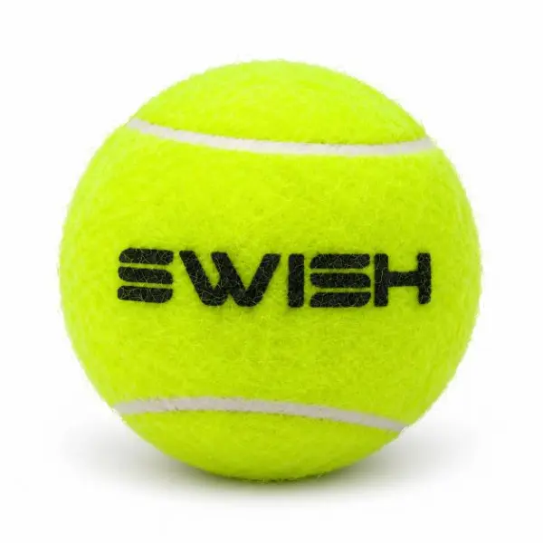 كرة تنس أرضي SWISH باللون الأصفر الفسفوري – كرة للعب والتدريب image 2