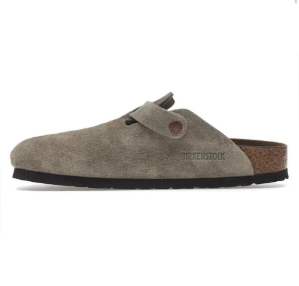 Birkenstock Boston Soft Footbed - Suede Taupe image 4