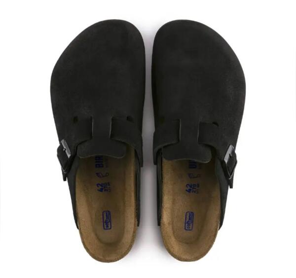 Birkenstock Boston Soft Footbed - Black image 3
