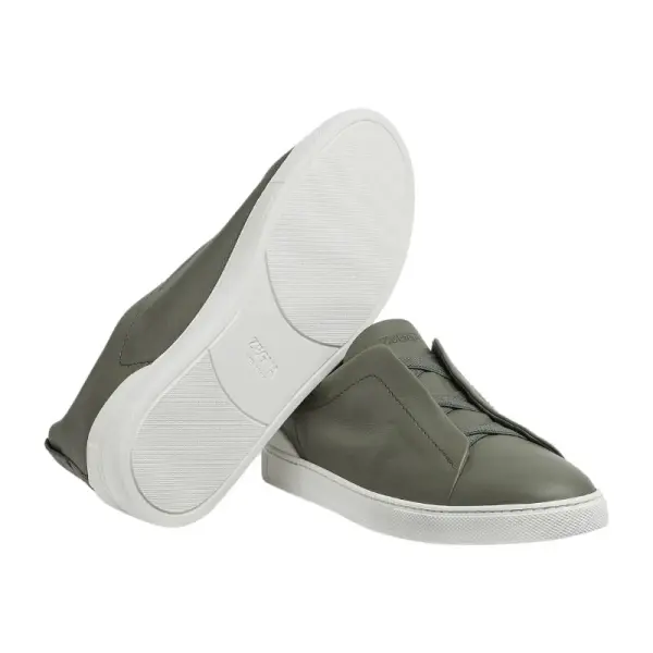 Zegna Triple Stitch Suede Sneakers image 2