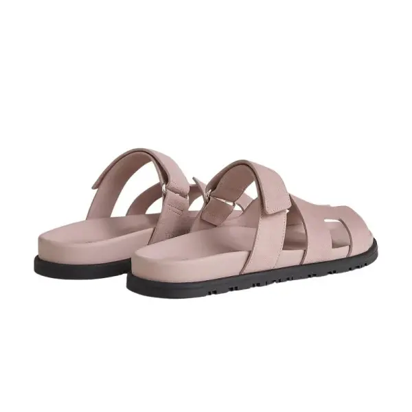 Hermes Chypre Sandal - Pink Suede image 2