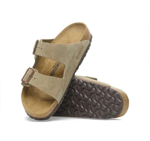 Birkenstock Arizona Suede Leather - Taupe image 4