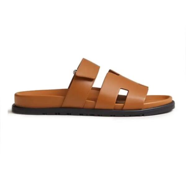 Hermès  Chypre Sandal - Naturel Calfskin Leather image 0