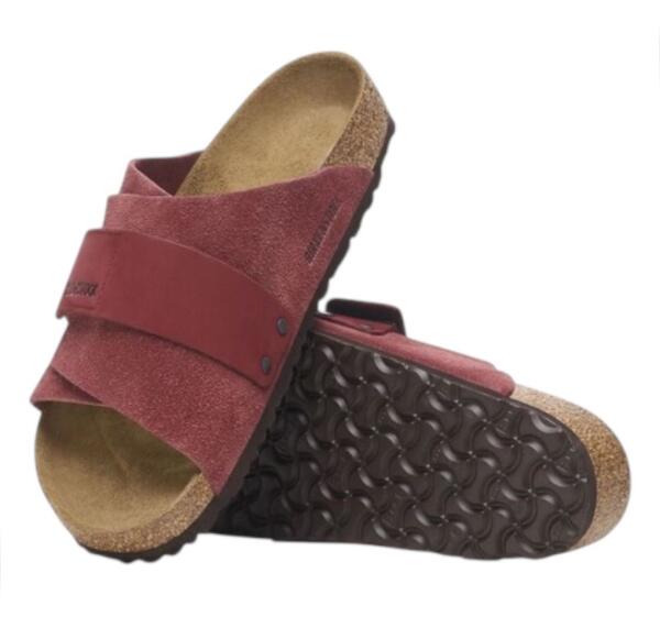 Birkenstock Kyoto Nubuck Leather/Suede - Zinfandel image 5