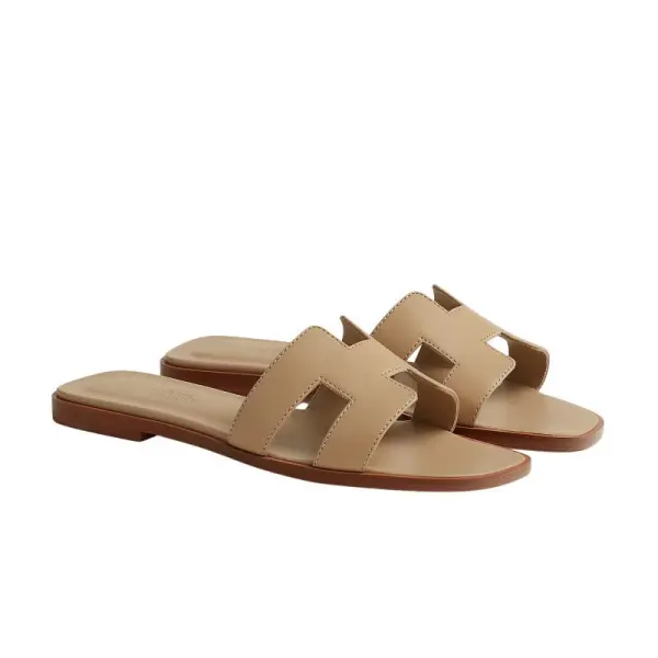 Hermes Oran Sandal Beige/Lin image 2