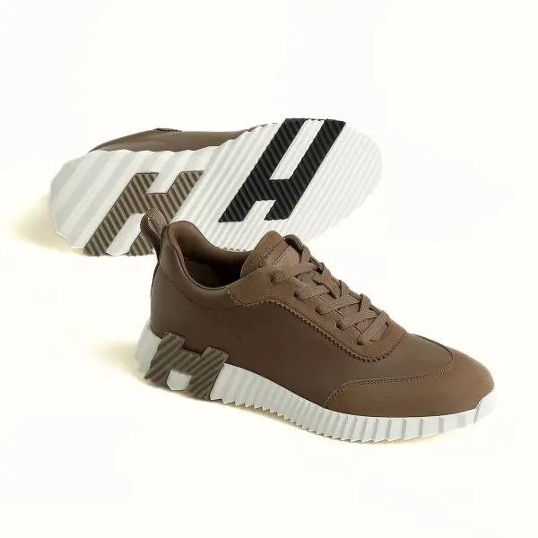 Hermes Bouncing sneaker - Beige image 1