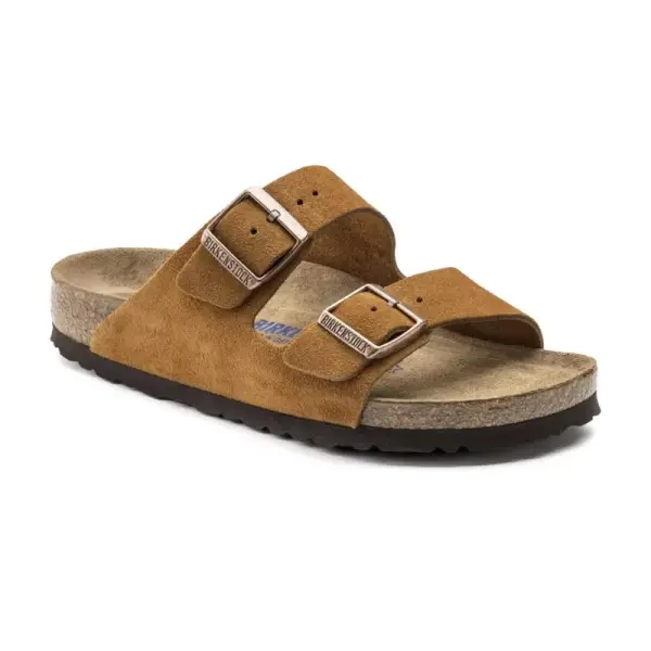 Birkenstock Arizona Soft Footbed - Suede Mink image 1
