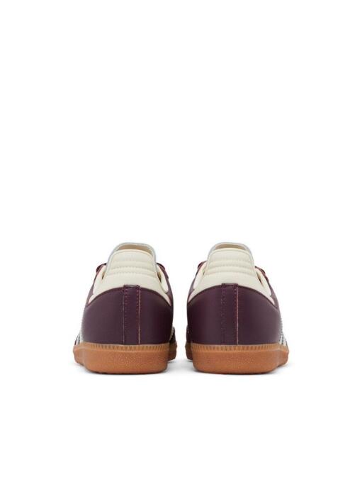 Adidas Samba OG Maroon Gold Metallic image 3
