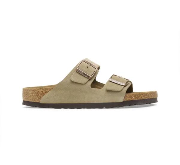 Birkenstock Arizona Suede Leather - Taupe image 0
