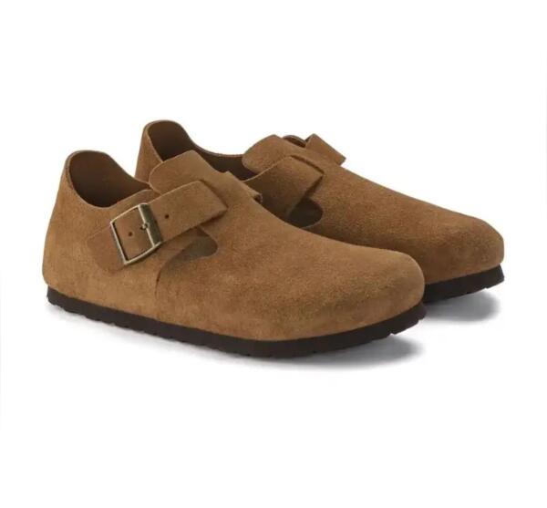 Birkenstock London - Suede Leather Mink image 1