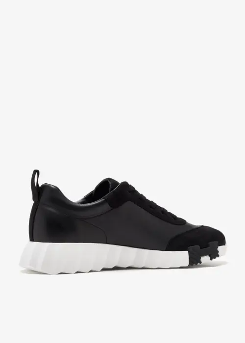 Hermes Bouncing sneaker - Black and White image 6
