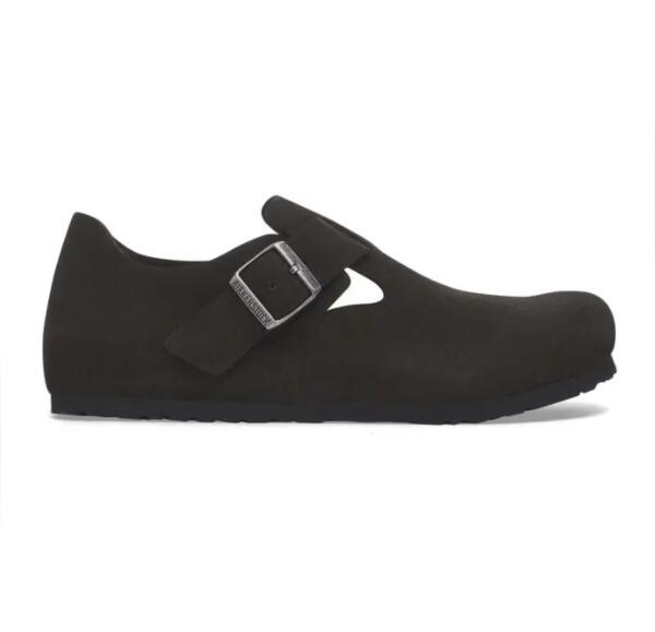 Birkenstock London - Suede Leather Black image 0