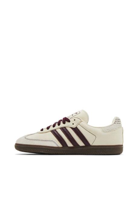 Adidas Samba OG Wonder White Maroon image 1