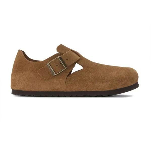 Birkenstock London - Suede Leather Mink image 0