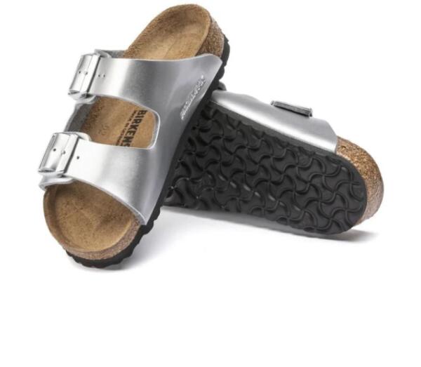 BIRKENSTOCK ARIZONA BIRKO-FLOR - ELECTRIC METALLIC SILVER image 2