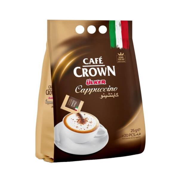 كافيه كراون كابتشينو 25 جرام × 20 قطعة image 0
