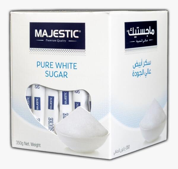 ماجيستك سكر ابيض أنبوب 350جرام  image 0