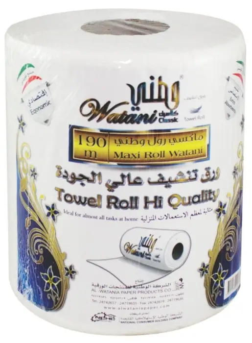 رول تنشيف وطنى مكس 200 متر image 0