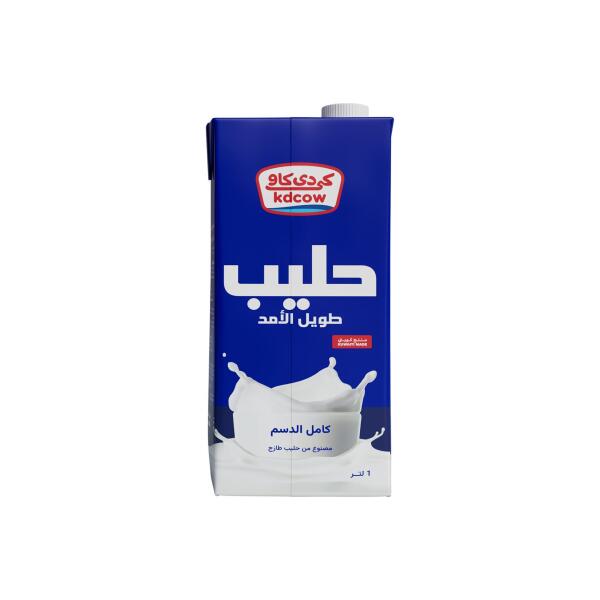 كى دى كاو حليب طويل الأجل كامل الدسم 1 لتر image 0