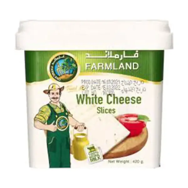 فارملاند شرائح جبنة بيضاء 420 جم image 0