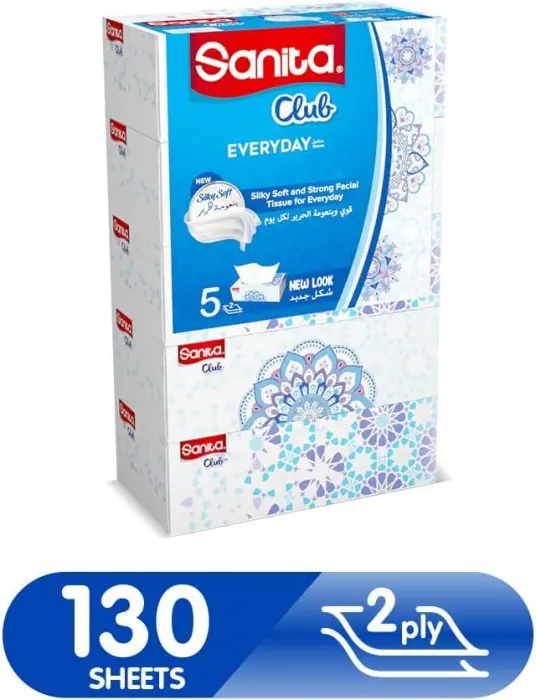 محارم سانيتا كلوب 130ورقة image 0