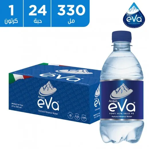 اكوا ايفا مياه ستيل، 330 مليلتر image 0