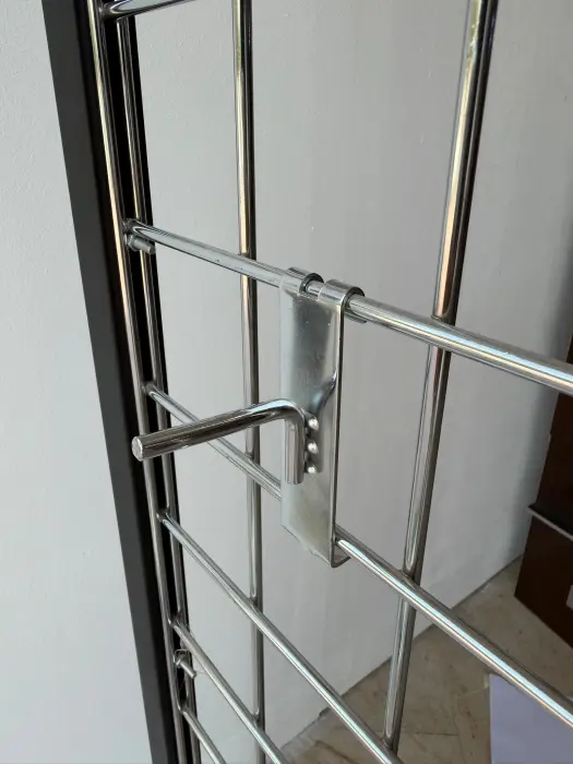 هوك (زند جرافة ) تعليق معدني كروم فردي لشبك العرض (Gridwall Hook) image 0