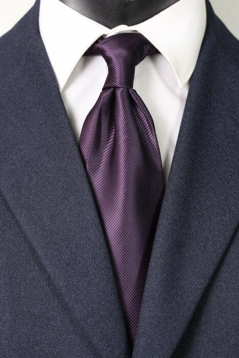 plain Jaquard Neck Tie - Regular 8.5 cm image 0