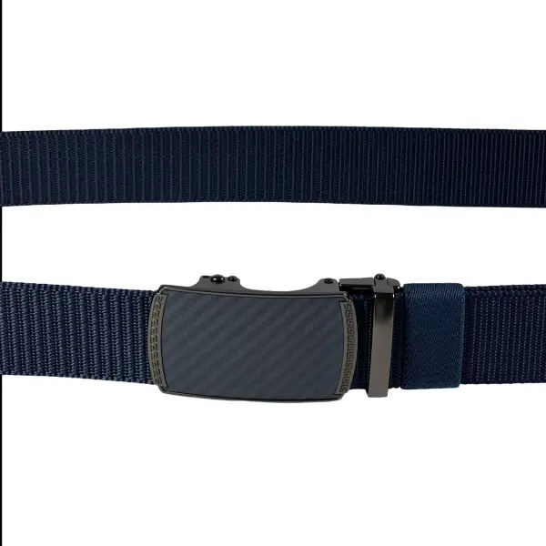 Classic Outdoor Nylon Belt (Blue)  – Automatic Buckle – Cut to Fit 135 cm image 2