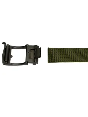Classic Outdoor Nylon Belt (Olive)  – Automatic Buckle – Cut to Fit 135 cm image 6